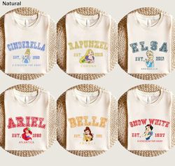 Disney Princesses Shirts, Princess Belle, Princess Moana, Pr, 216