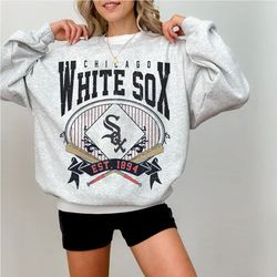 Vintage Chicago Baseball Sweatshirt, Chicago Baseball Shirt, 141