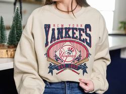 Vintage New York Baseball Sweatshirt, New York Baseball Crewneck, 199