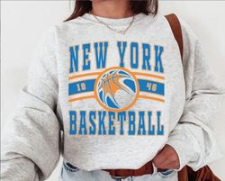 vintage new york est 1946 basketball sweatshirt, new york basketball unisex shirt, 206