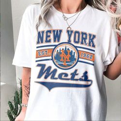 Vintage New York EST 1962 T-shirt, New York Baseball Shirt, 208