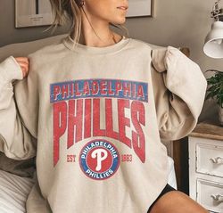 Vintage Philadelphia Baseball Sweatshirt, Philly Baseball Shirt, 224