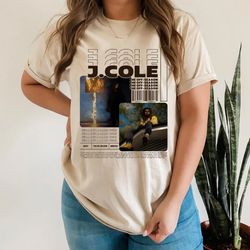 Vintage J Cole Tour 2024 Album 90s Rap Music ShirtRapper Alb