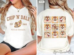 Chip and Dale Comfort Color Shirt, Chip N Dale Shirt, Double