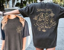 Disney Neverland Shirt, Neverland Map Shirt, Peter Pan Shirt