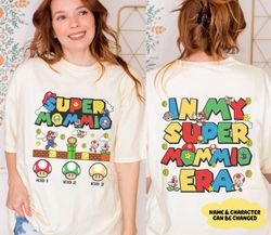 Personalized Super Mommio Shirt, Custom Name Super Mommio Sh