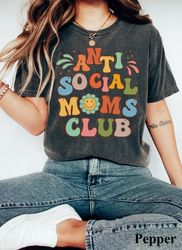Comfort Colors Mom Shirt, Mama Shirt, Anti-Social Moms Club
