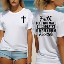 Christian Bible quote Tee - , Jesus shirt, Gift for Christia