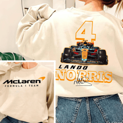 Lando Norris Formula One Sweatshirt, Lando Norris Shirt, Norris F1 Sweater, F1 Two Sides Shirt, F1 Shirt