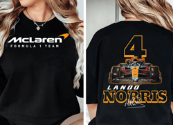 Lando Norris Shirt, F1 Two Sides Shirt, Lando Norris Formula One Sweatshirt, Norris F1 Sweater