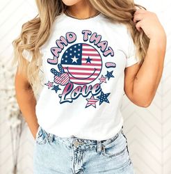 Retro America Shirt, 4th Of July Shirt, Fourth Of July, Patriotic Usa Gift, Unisex Graphic Tee, Summer Shirt, God Bless