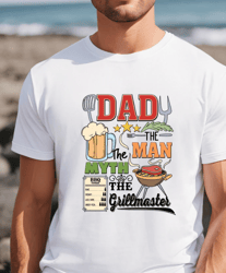 Dad the Man the Myth the Grillfather Shirt, The Grill Father Tshirt, Funny Dad Shirt, New Dad Shirt,Dad Shirt, Daddy Tee