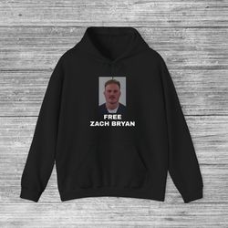 Free Zach Bryan Country Music Unisex Hoodie, Funny Gift For Fan, Concert Merch Quittin Time Shirt, Zach Bryan Shirt