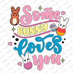Some Bunny Loves You Png, Pooh and Friends Easter Png