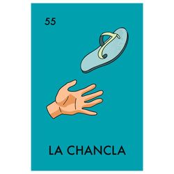 La Chancla Sandal Mexican Lottery Card Svg, Trending Svg, Sandals Svg, Hand Svg, Mama Svg, Funny Svg, Funny Card Svg, Th