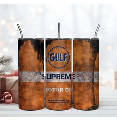 Gulf Supreme 20Oz Tumbler Wrap, Digital Download PNG, Sublimination Design