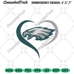 Philadelphia Eagles Logo Embroidery Design, Philadelphia Eagles Symbol Embroidery Files
