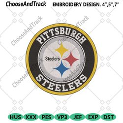 NFL Pittsburgh Steelers Team Embroidery Files, Pittsburgh Steelers File Embroidery