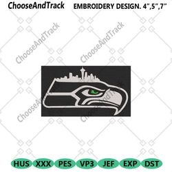 Seattle Seahawks Embroidery Design, NFL Embroidery Designs, Seattle Seahawks Embroidery Instant File