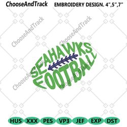 Seattle Seahawks Embroidery Files, NFL Embroidery Files, Seattle Seahawks File