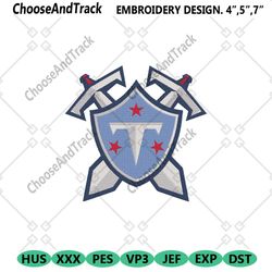 Tennessee Titans NFL Embroidery, NFL Football Embroidery Designs