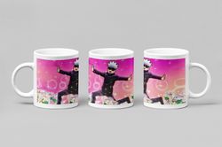Jujutsu Kaisen Satoru Gojo Gift, Anime Funny Mug, Anime Lover, I ll Murder You Scene, Funny Mug Gift, 11 oz Ceramic Mug