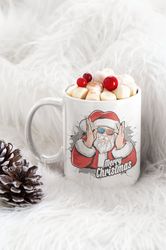 Merry Christmas Santa Claus Holiday 11 oz Ceramic Mug Gift Birthday Gift