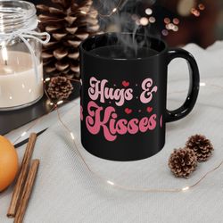 Pink Love Coffee Mug, valentine coffee mug, valentine day mug, Valentine present for her, valentine mug, gift for her