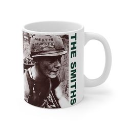 The Smiths Mug - The Smiths Coffee Cup - Morrissey Mug - Meat is Murder