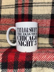 Taylor Swift The Eras Tour Mug Chicago