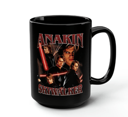 Anakin Skywalker Coffee Mug , Anakin Skywalker Vintage 90' Mug | Anakin Skywalker Classic Vintage Bootleg Gift