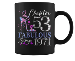 Chapter 53 Fabulous Since 1971 53Rd Birthday Queen Diamond Coffee Mug