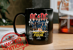 Ac Dc Pwr Up Tour In The Fall 2024 Signatures Mug Custom Name