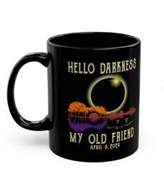 Hello Darkness Coffee Mug, April 8th 2024 Mug, Eclipse Event Gift,Total Solar Eclipse