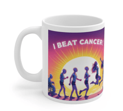 I Beat Cancer Gift Mug Rapid Evolution