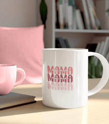 Mama Mug, Mom mug, Mug for gift, Mother, Pink Mug, Mothers day