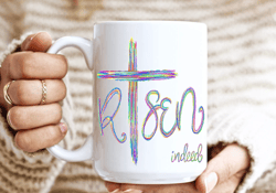He is Risen mug, Coffee mug Easter,Easter coffee mug,Easter Mugs,He is Risen,Easter Mug,Religious Saying,Religious gift,