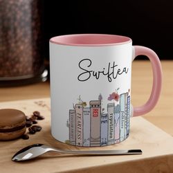 Swiftea Mug, Taylors Version Gifts, Swiftie Merch, Music Albums as Books, Swiftie Coffee Mug Swiftie Fan Gift