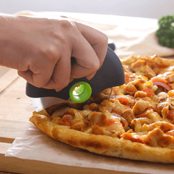 stainless steel round wheel pizza cutting knife