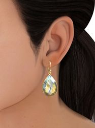 925 Sterling Silver Labradorite Handmade Earrings Jewelry