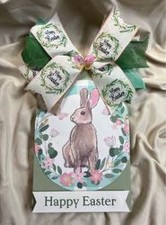 Easter Bunny plaque wall hanging