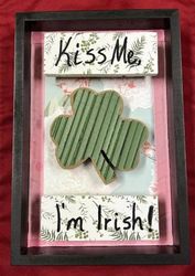 Kiss Me, I’m Irish wall hanging