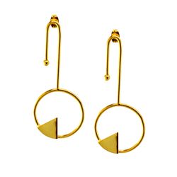 18kt Gold Plated Statement Earrings