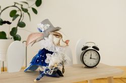 Alice in Wonderland decor, White rabbit, made to order