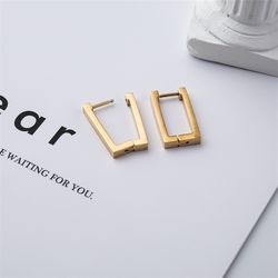 Square Geometric Earrings For Women