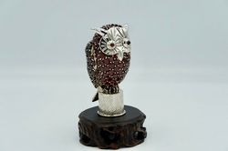 Sterling Silver Owl Figurine