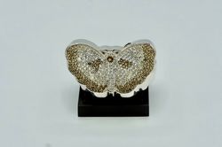 Sterling Silver Butterfly Pill Box