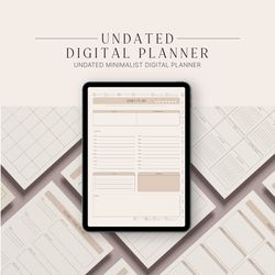 Undated Digital Planner | Everything Digital Planner, GoodNotes Planner