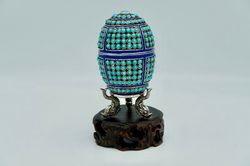 Sterling Silver Egg Figurine