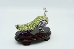 Sterling Silver Peacock Figurine
